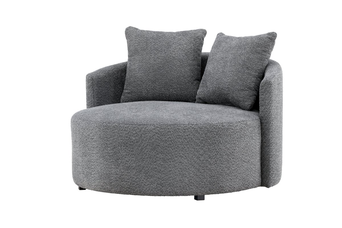 Vaian Loungefauteuil XL - Grijs - Afbeelding 4