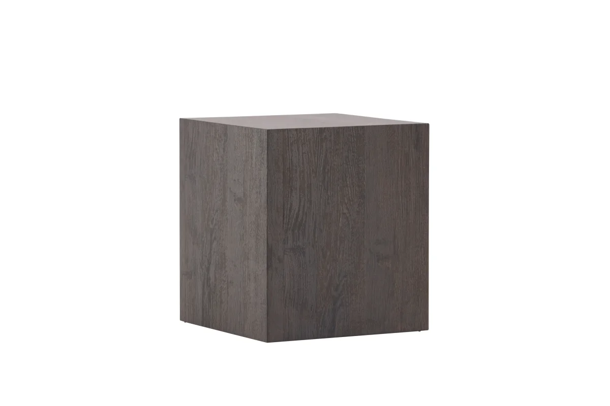 Tusani Salontafel - 40 x 40 cm - Donkerbruin - Afbeelding 6