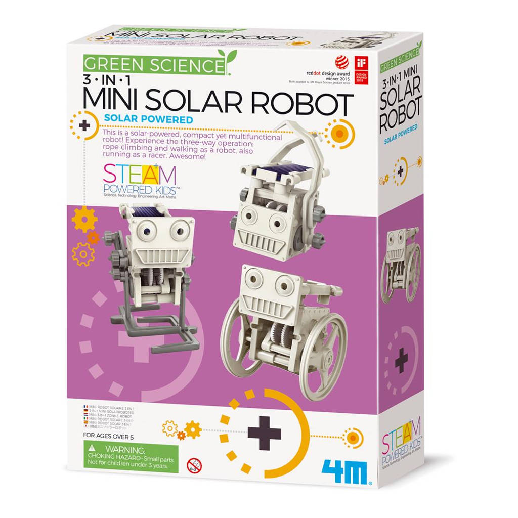 3-In-1 Robotje Maken | 4M - Afbeelding 2