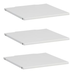 3X Legplank Onderdeel Kledingkast 50 Cm Wit | Lifetime Kidsrooms