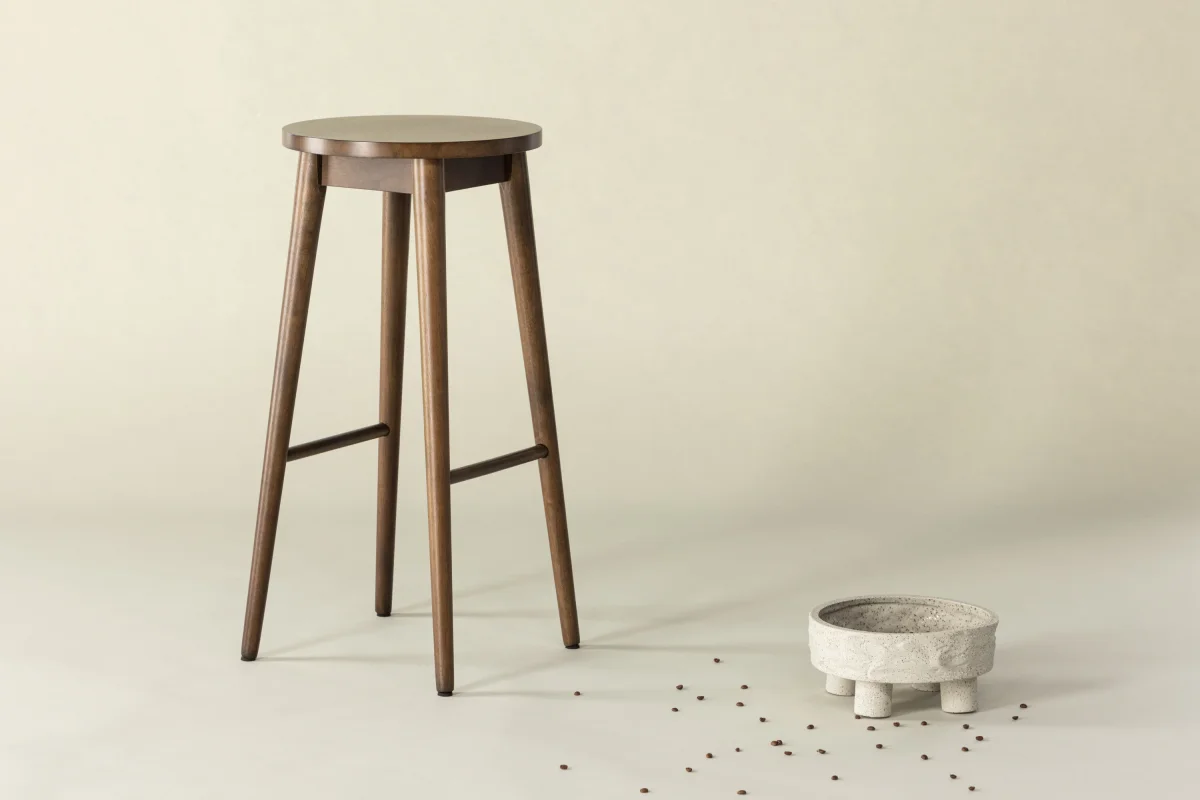 Sakari Barkruk - Set van 2 - Mocca - Afbeelding 3