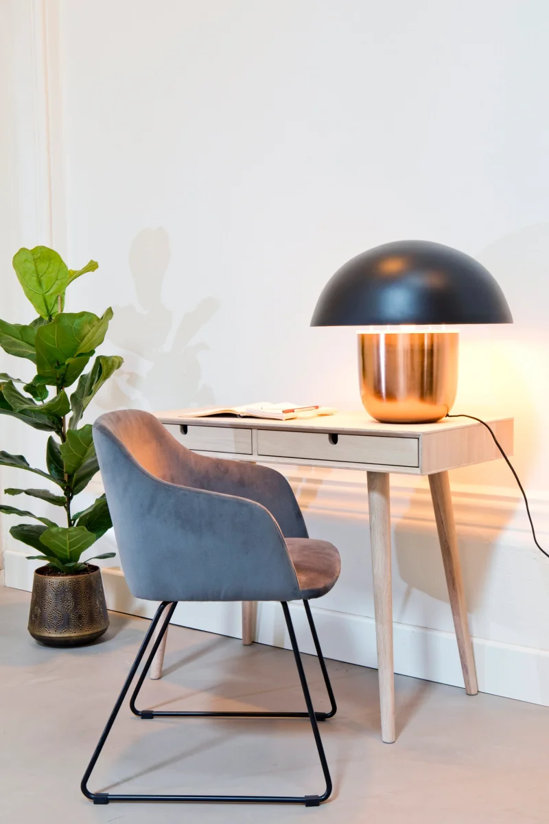 Lund Bureau - 100 x 45 cm - Licht Eiken - Afbeelding 3