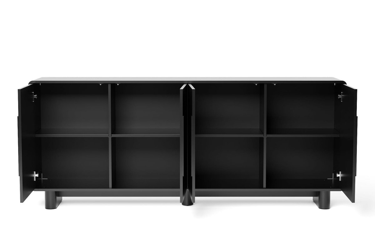 Dressoir Ankara | Zwart Mat | 199cm | Levertijd 4-7 werkdagen - Afbeelding 4