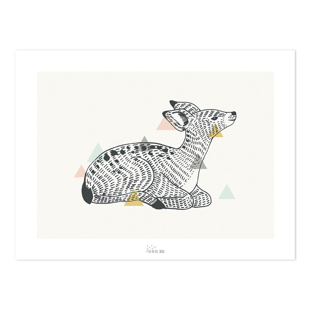 Deer Poster | Enchanted | Lilipinso - Afbeelding 2