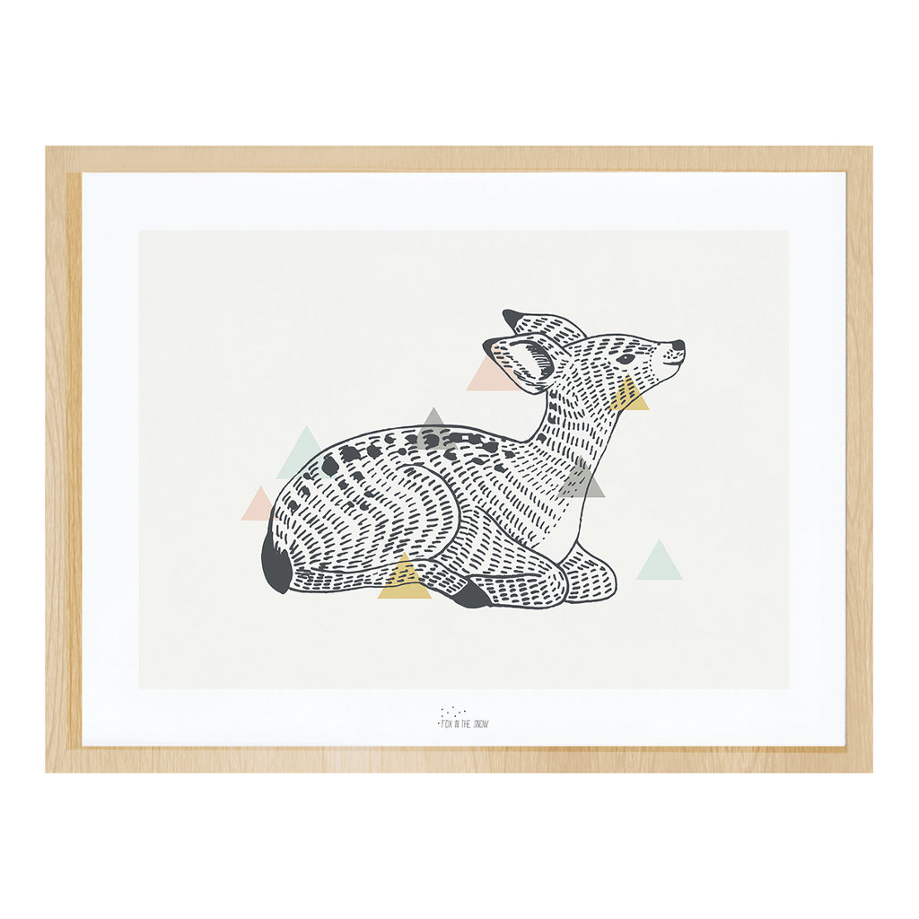 Deer Poster | Enchanted | Lilipinso - Afbeelding 3