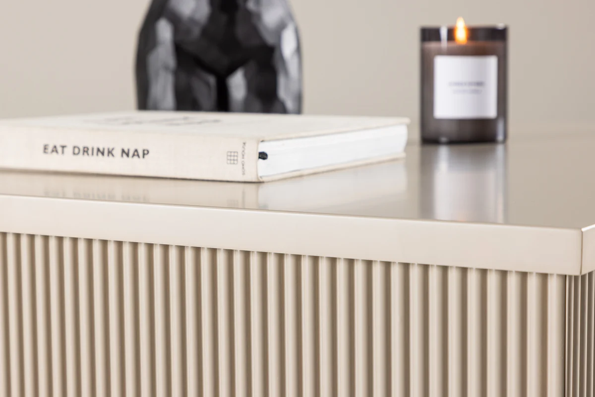 Graus Salontafel - 90 x 90 cm - Beige - Afbeelding 5