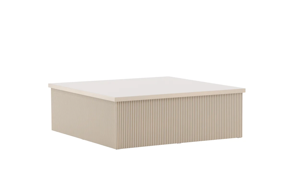 Graus Salontafel - 90 x 90 cm - Beige - Afbeelding 2