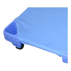 Hoeslaken Blauw Voor Kinder Ligbed 140 Cm