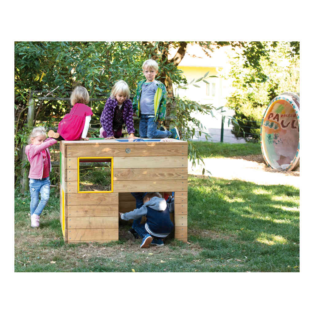 Houten Kiekeboe Speelhuisje - Afbeelding 2