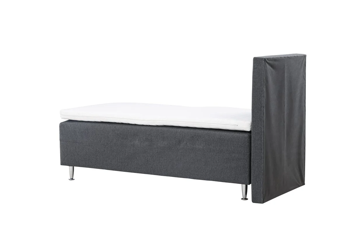 Inuvik Eenpersoonsbed - 200 x 90 cm - Donkergrijs - Afbeelding 9