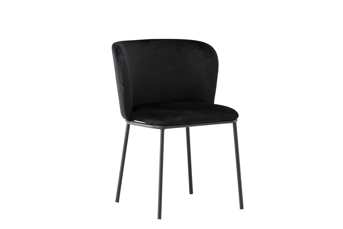 Ika Eetkamerstoel - Set van 2 - Zwart - Afbeelding 2