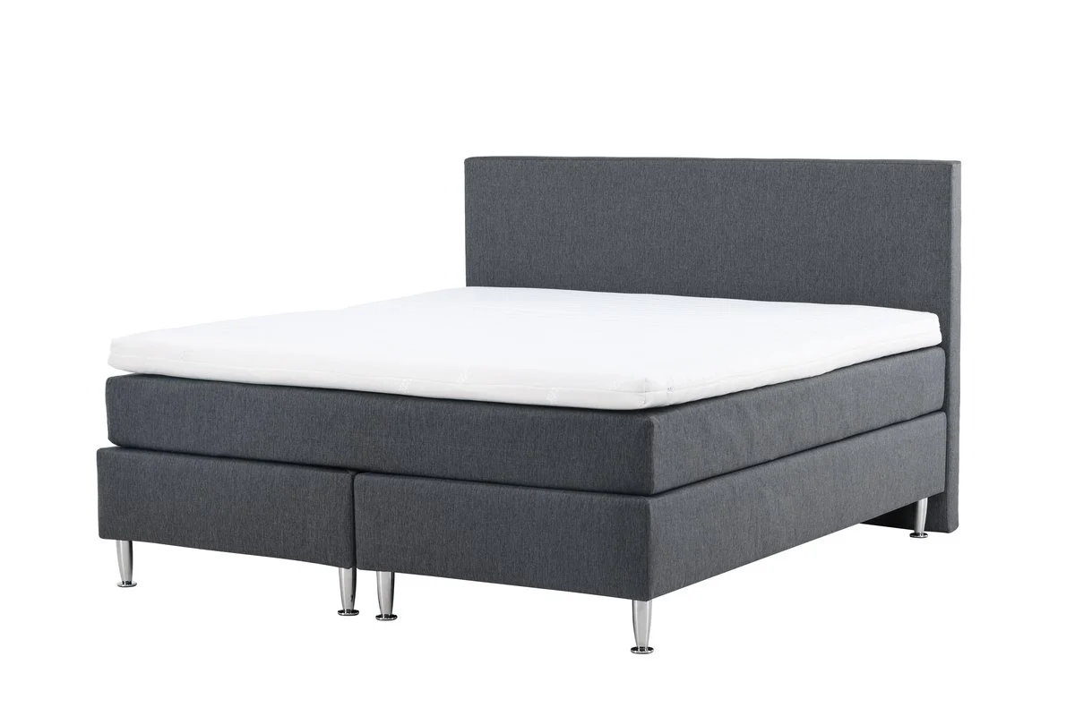 Kadina Tweepersoonsbed - 200 x 180 cm - Donkergrijs - Afbeelding 8