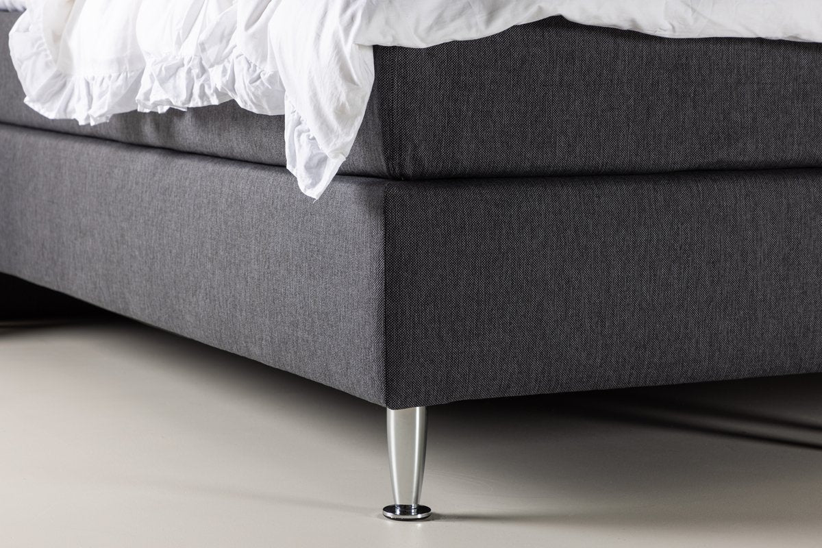 Kadina Tweepersoonsbed - 200 x 180 cm - Donkergrijs - Afbeelding 5