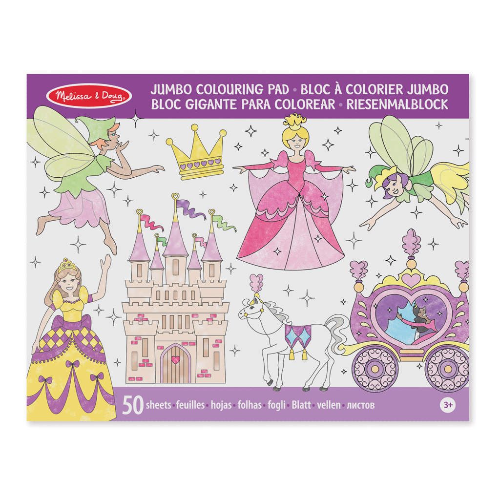Kleurboek 50 Prinsessen | Melissa & Doug - Afbeelding 2
