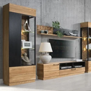 MOZAIK 25 tv-meubel van eikenhout | LoftStory