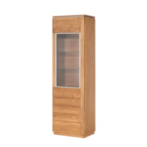 Eikenhouten vitrinekast MONTENEGRO 11 | LoftStory