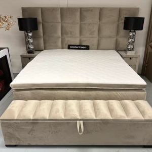 Luxe Velvet Boxspring Levi Compleet 180x200cm NIEUW
