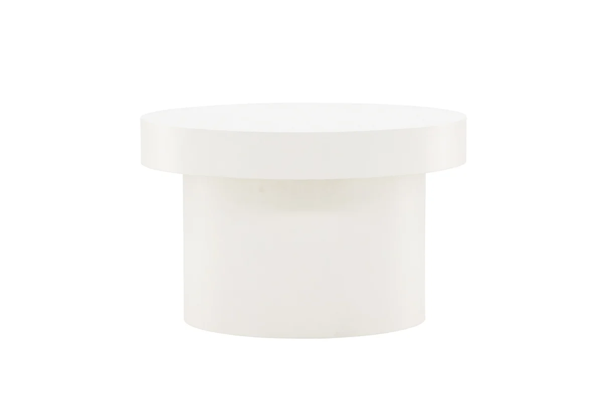 Medle Salontafel - ø80 cm - Wit