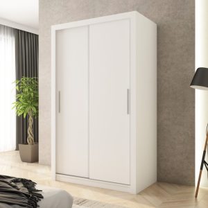 Kledingkast Miami | Wit mat | 120 cm | Levertijd: 1-2 weken