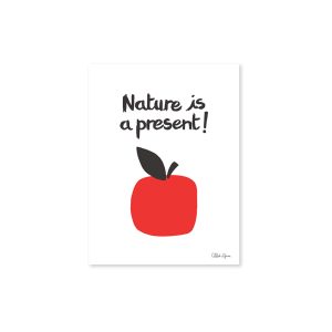 Nature Is A Present Apples Poster | Lilipinso