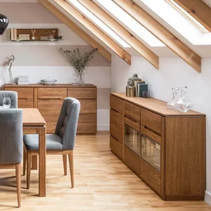 Eikenhouten dressoir MONTENEGRO 47 | LoftStory