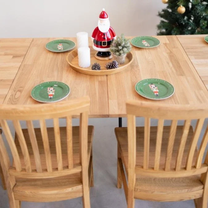 Set massief houten tafel Ontario en 6 stoelen Provance | NordicStory - Afbeelding 5