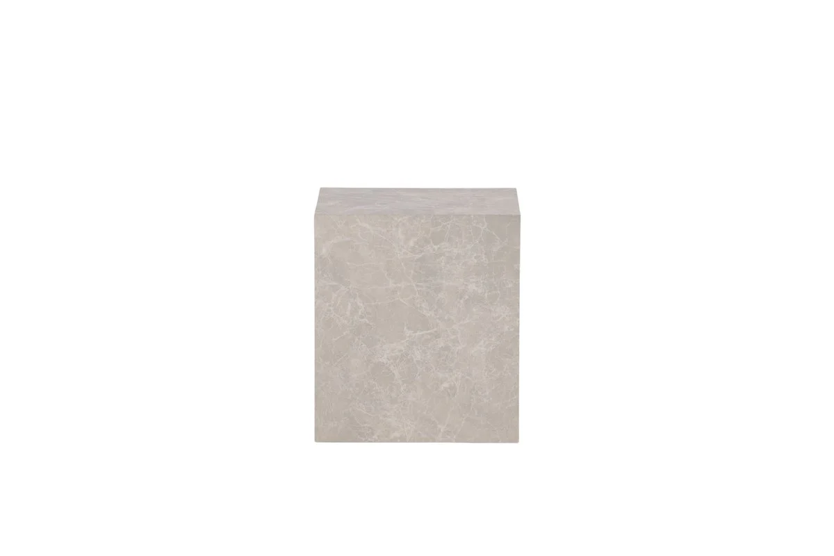 Tusani Salontafel - 40 x 40 cm - Beige Marmerlook - Afbeelding 8
