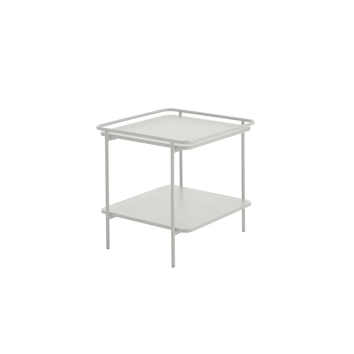 Ubud Bijzettafel 45 x 45 cm - Wit - Afbeelding 2