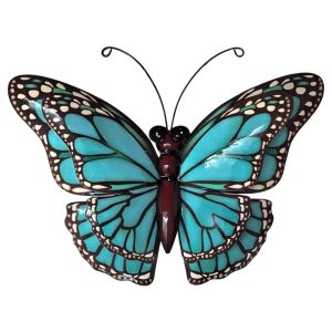 Vlinder | Metaal | dl1 | 32cm | XL | Wanddecoratie