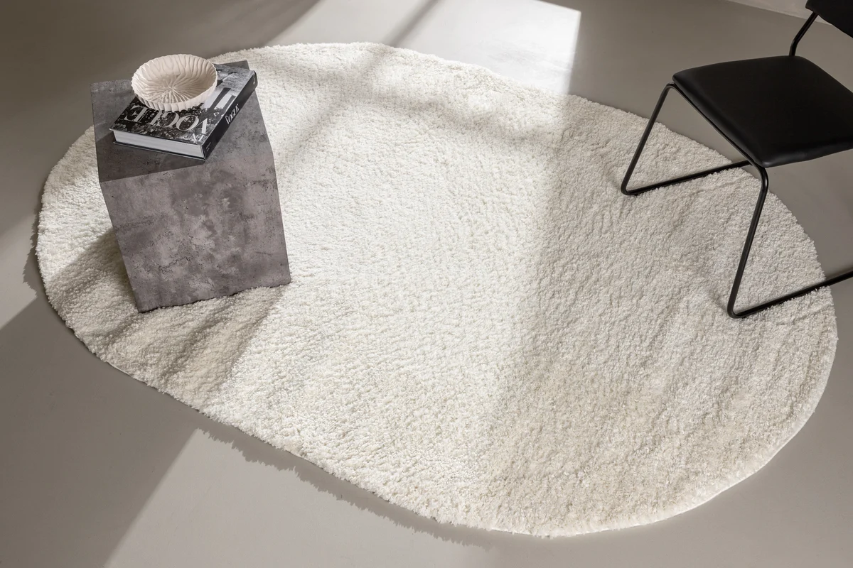 Dorris Vloerkleed Ovaal 230x160 - Wit - Afbeelding 3