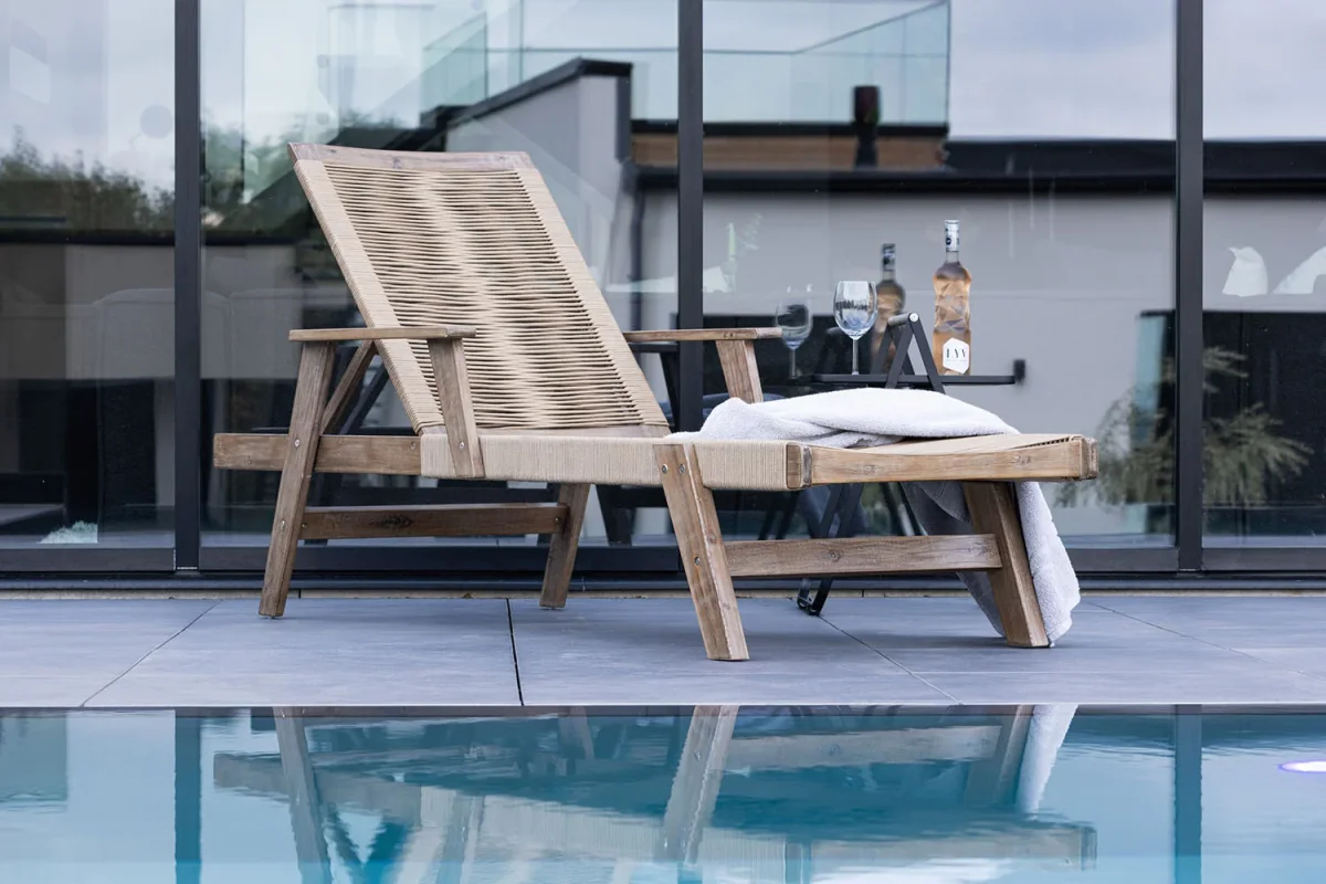 Aros Tuin Ligbed - Donker Bruin - Afbeelding 3
