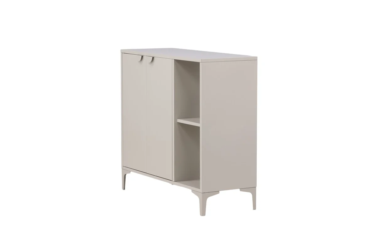 Dalvik vitrinekast - 42 x 100 x 110 - Beige - Afbeelding 7