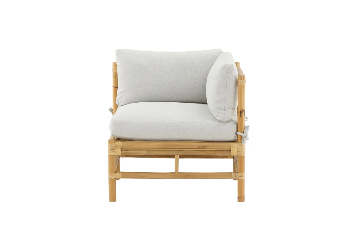 Hydra Loungeset Hoekelement - Naturel Bamboe - Afbeelding 9