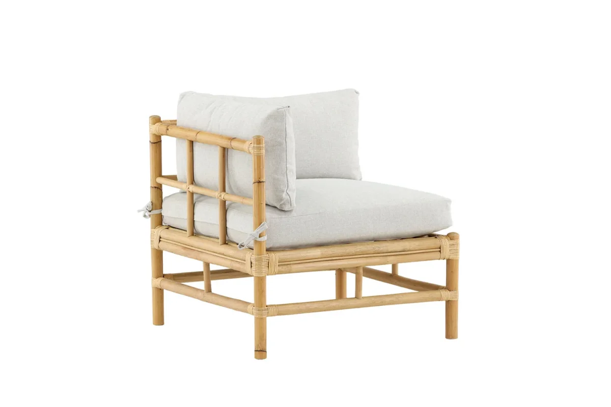 Hydra Loungeset Hoekelement - Naturel Bamboe