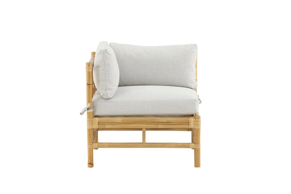 Hydra Loungeset Hoekelement - Naturel Bamboe - Afbeelding 6