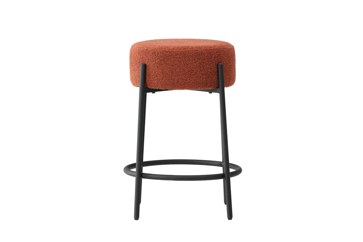 Mossby Barkkruk Laag - RoodBruin Bouclé - Afbeelding 7