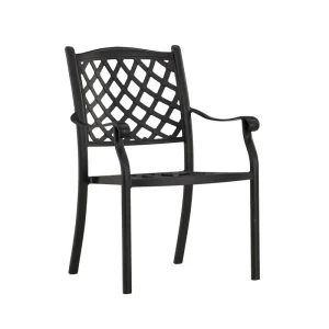 Odem Tuinstoel - Set van 4 - Zwart