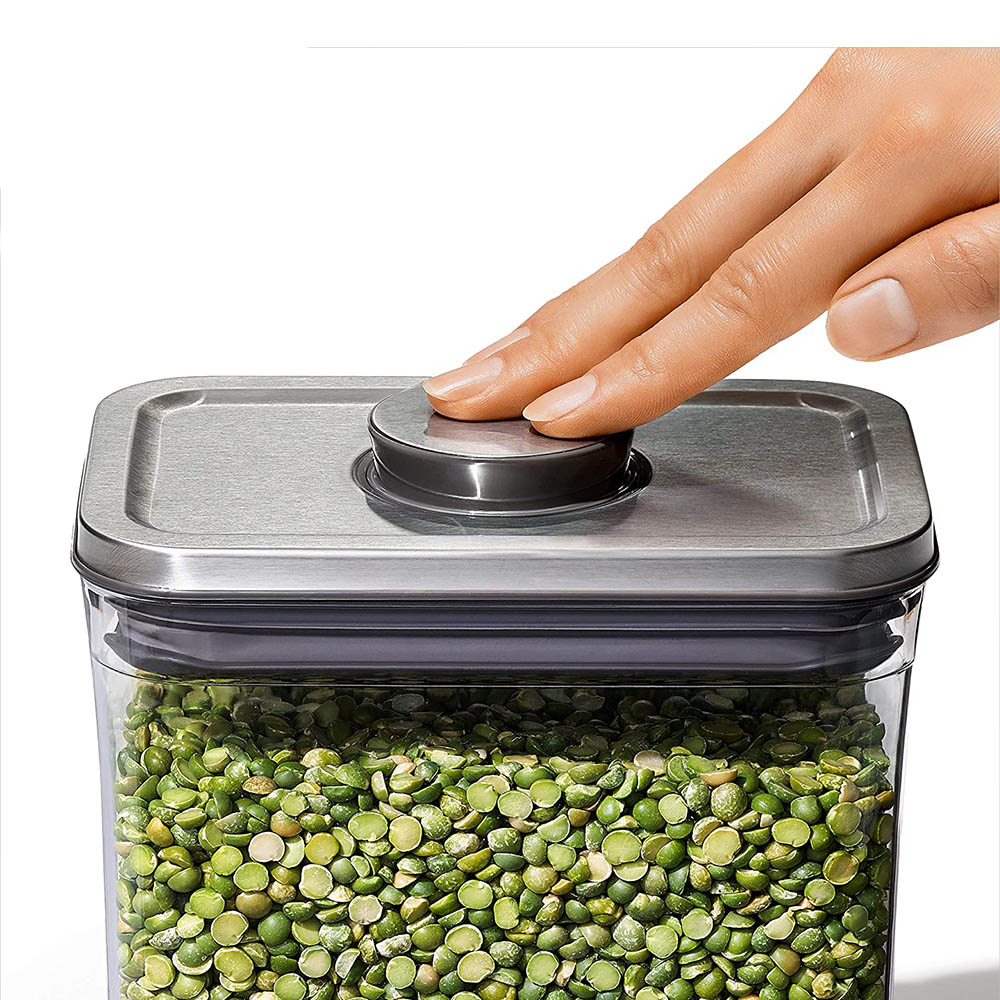 OXO RVS POP Container SteeL Rechthoek Medium 2,6 liter - Afbeelding 4