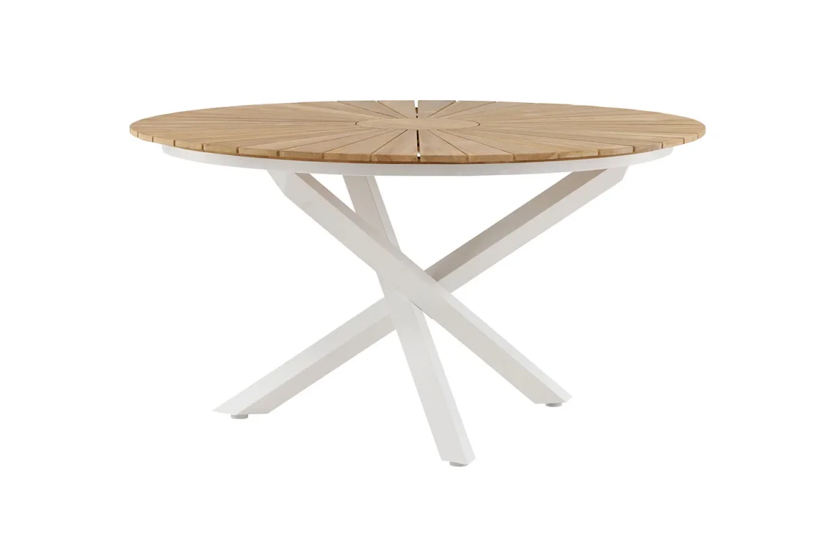 Tonga Tuintafel - ø140cm - Wit - Afbeelding 8